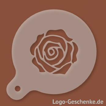 Logo-Geschenk Cappuccino-Schablone aus Kunststoff